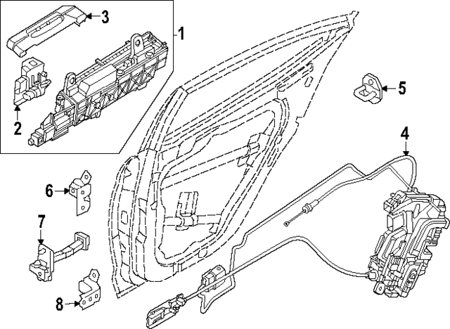 83662DO000OBG - : Handle Cover for Kia Image