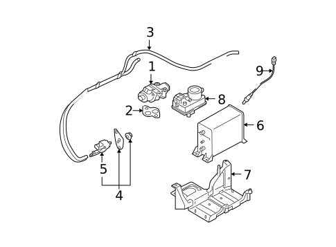 Emission Components for 2006 Mitsubishi Lancer #1
