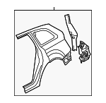 8R0809837 - Body: Quarter Panel for Audi: Q5, SQ5 Image