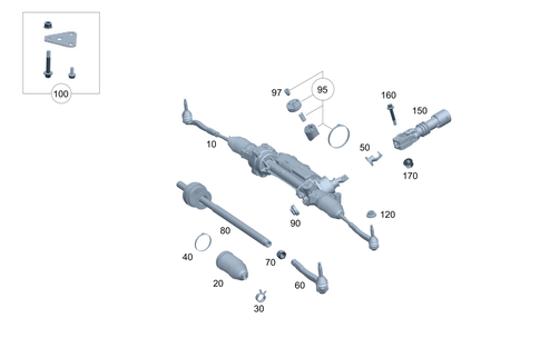 Steering Gear for 2025 Mercedes-Benz E 53 AMG&reg; #0