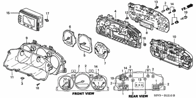 Meter Components (1) for 2003 Acura MDX #0