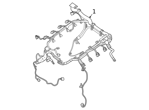 Wiring Harness for 2016 Porsche Panamera #0