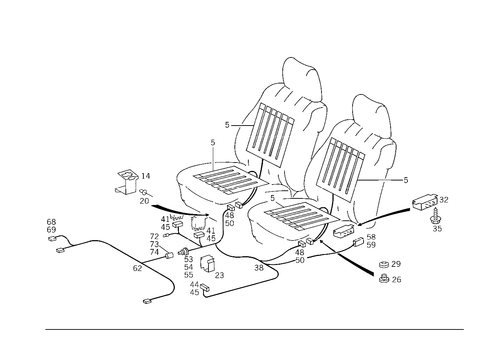 Seat Heating for 1989 Mercedes-Benz 300CE #0