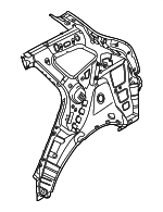 71601P1200 - Body: Inner Quarter Panel for Kia Image