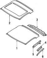 FC0170601 - Body: Roof Panel for Mazda: RX-7 Image