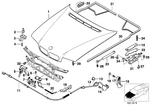 41618183124 - Bodywork: Steel Engine Hood for BMW Image