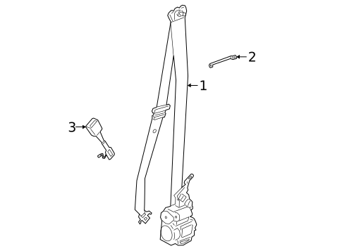 Front Seat Belts for 2024 BMW X6 #0