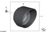 62119446547 - : Instrument Cluster - Mph, Schw./Black for BMW-Motorrad Image