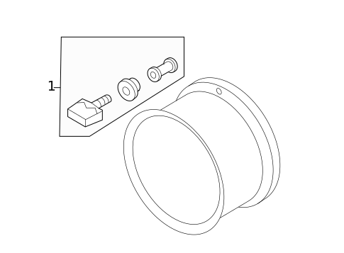 Tire Pressure Monitor Components for 2020 Nissan Maxima #0