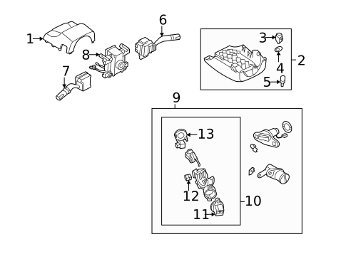 Anti-Theft Components for 2006 Mazda RX-8 #0