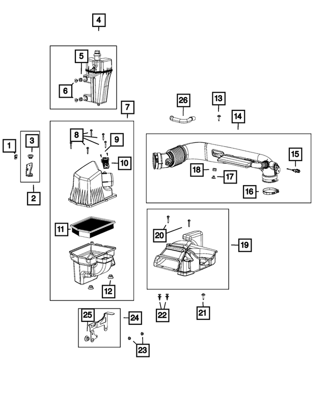 68146719AE - : Air Cleaner for Mopar Image