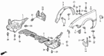 90344692003 - Body/Air Conditioning: NUT, CLIP (6MM) for Acura Image