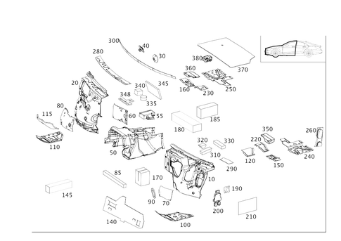 Insulation in Passenger Compartment for 2018 Mercedes-Benz CLS 63 AMG&reg; S #0