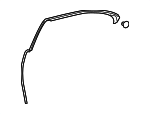 6788750070 - Body: Upper Weather-strip for Lexus Image