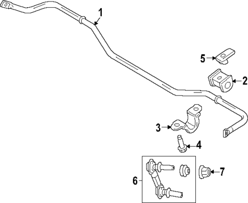 Stabilizer Bar & Components for 2024 Ford Mustang #2