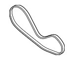 9A726084910 - Cooling System: AC Belt for Porsche Image