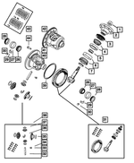 5010322AJ - Rear Axle; Corporate 235 MM; Differential and Drive Line: Ring And Pinion Gear Kit for Mopar Image