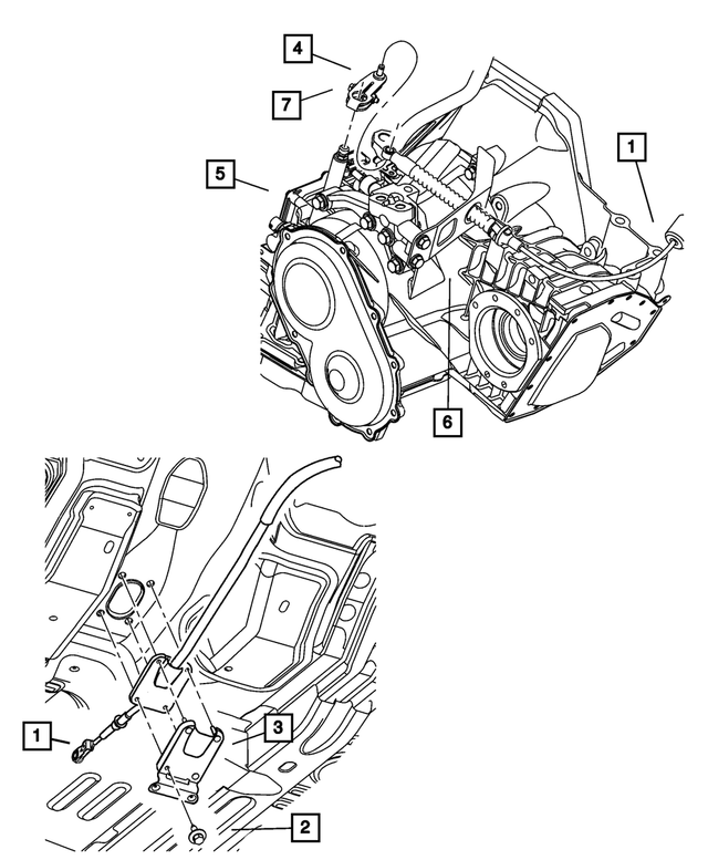 4668629AB - Automatic Transaxle 4 Speed: Engine Mount Bracket for Mopar Image