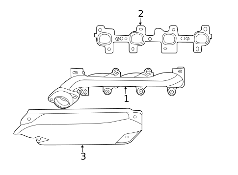 Exhaust Manifold for 2013 Ram 1500 #0