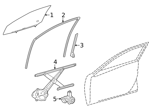 Front Door for 2018 Toyota Avalon #1