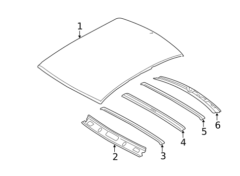 Roof & Components for 2015 Kia Optima #1