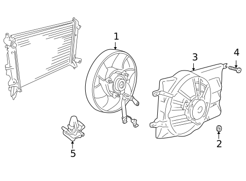 Condenser, Compressor & Lines for 2003 Saab 9-3 #3