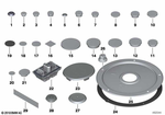 7147221349 - Vehicle Trim: Blind Plug for BMW: 228i, 228iX, 230i, 230iX, 320i, 320iX, 328d, 328dX, 328i, 328iX, 330e, 330eX, 330i, 330iX, 335i, 335iX, 340i, 340iX, 428i, 428iX, 430i, 430iX, 435i, 435iX, 440i, 440iX, 528i, 528iX, 530e, 530eX, 530i, 530iX, 535d, 535dX, 535i, 535iX, 540dX, 540i, 540iX, 550i, 550iX, 640i, 640iX, 650i, 650iX, 740eX, 740i, 740iX, 740LdX, 740Li, 740LiX, 745eX, 750i, 750iX, 750Li, 750LiX, 760Li, 840i, 840iX, BMW ALPINA B7, BMW ALPINA B7L, BMW ALPINA B7LX, BMW ALPINA B7X, BMW ALPINA B8, BMW ALPINA XB7, G82 M4 GT4, Hybrid 3, Hybrid 5, Hybrid 7, Hybrid 7L, Hybrid X6, i3 120Ah, i3 120Ah Rex, i3 60Ah, i3 60Ah Rex, i3 94Ah, i3 94Ah Rex, i3s 120Ah, i3s 120Ah Rex, i3s 94Ah, i3s 94Ah Rex, i4 eDrive35, i4 eDrive40, i4 M50, i4 M50 xDrive, i4 M60 xDrive, i4 xDrive40, M2, M2 Competition, M2 CS, M2 CS Racing, M2 Racing, M235i, M235iX, M240i, M240iX, M3, M3 Comp. M xDrive, M3 Competition, M3 CS, M340i, M340iX, M4, M4 Comp. M xDrive, M4 Competition, M4 CS, M4 CSL, M4 GTS, M440i, M440iX, M5, M5 CS, M550iX, M6, M760iX, M8, M850iX, X1 28i, X1 28iX, X2 28i, X2 28iX, X2 M35iX, X3 28dX, X3 28i, X3 28iX, X3 30 xDrive, X3 30eX, X3 30i, X3 30iX, X3 35iX, X3 M, X3 M40iX, X3 M50 xDrive, X4 28iX, X4 30iX, X4 35iX, X4 M, X4 M40iX, X5 3.0si, X5 3.5d, X5 35dX, X5 35i, X5 35iX, X5 4.8i, X5 40eX, X5 40i, X5 40iX, X5 45eX, X5 50eX, X5 50iX, X5 M, X5 M Comp., X5 M50iX, X5 M60iX, X6 35i, X6 35iX, X6 40i, X6 40iX, X6 50iX, X6 M, X6 M Comp., X6 M50iX, X6 M60iX, X7 40iX, X7 50iX, X7 M50iX, X7 M60iX, XM, XM Label, Z4 30i, Z4 M40i Image image