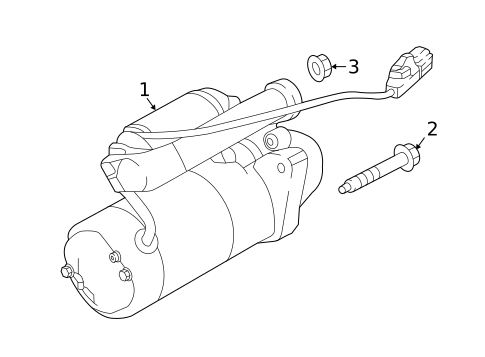 Starter for 2019 Nissan TITAN #0