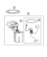 68790982AA - Fuel and Accelerator Pedal: Level Unit Module Kit for Mopar Image