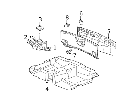 Interior Trim - Rear Body for 2007 Dodge Magnum #0
