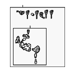 57492AG28A - : Lock Cylinder Assembly for Subaru: Legacy Image