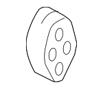 9186408 - Exhaust: Rear Support Shackle for Volvo: S60, S60 Cross Country, S80, S90, V60, V60 Cross Country, V70, V90, V90 Cross Country, XC60, XC70, XC90 Image