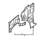 G62411FDMA - Body: Inner Panel for Nissan: Cube Image