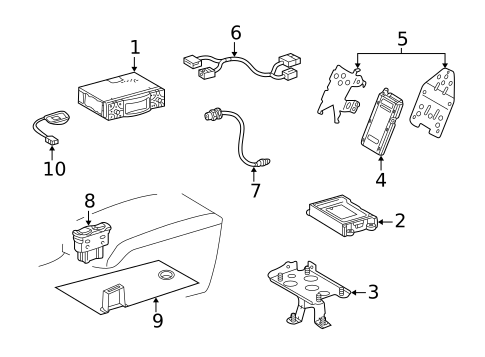 Electrical Components for 2002 Mercedes-Benz CLK 55 AMG&reg; #3