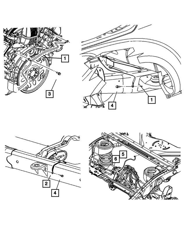 56043277AF - Electrical: Ground Strap for Mopar Image