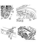 68042036AA - : Ground Strap for Dodge: Durango Image