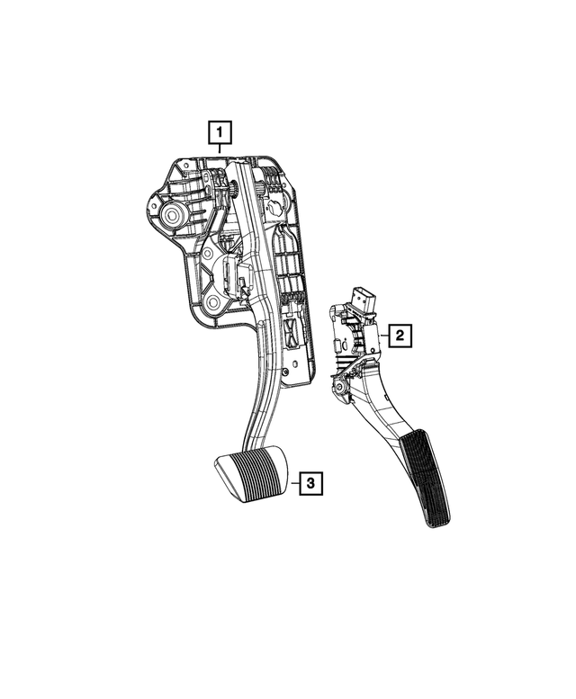 68294496AA - Brakes: Brake Pedal Pad for Mopar Image image