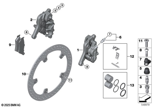 34328549328 - Brakes: Ventilation Bolt -  for BMW-Motorrad Image