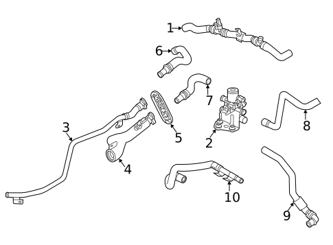 Hoses & Pipes for 2025 Audi Q5 Sportback #0