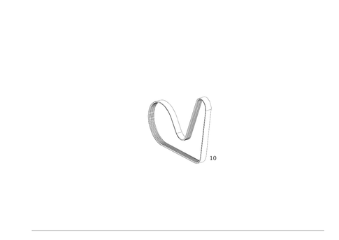 V-Belt, Belt Tightener, Sheave Pulley for 2014 Mercedes-Benz CLA250 #0