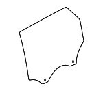 LR093211 - : Door Glass for Land-Rover Image