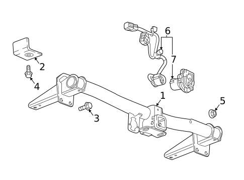 Trailer Hitch Components for 2020 Buick Enclave #0