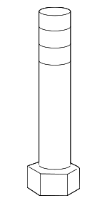 92151827 - Body: Vacuum Pump Bolt for Saab: 9-5 Image