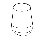 12761845 - : Vacuum Pump Insulator for Saab: 9-5 Image