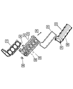 53032792AA - Engine 4.7L Eight Cylinder: Cylinder Head for Mopar Image