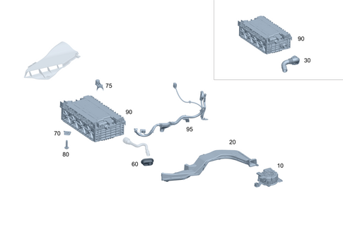 Battery Cooling System for 2022 Mercedes-Benz GLB35 AMG #0