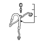 8V0820743C - HVAC: Suction Hose for Audi Image