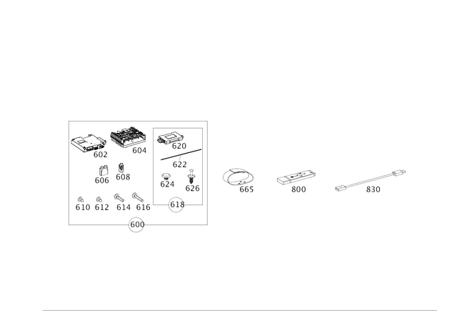 990789264 - Electrical Components and Function: Expansion Rivet for Mercedes-Benz Image