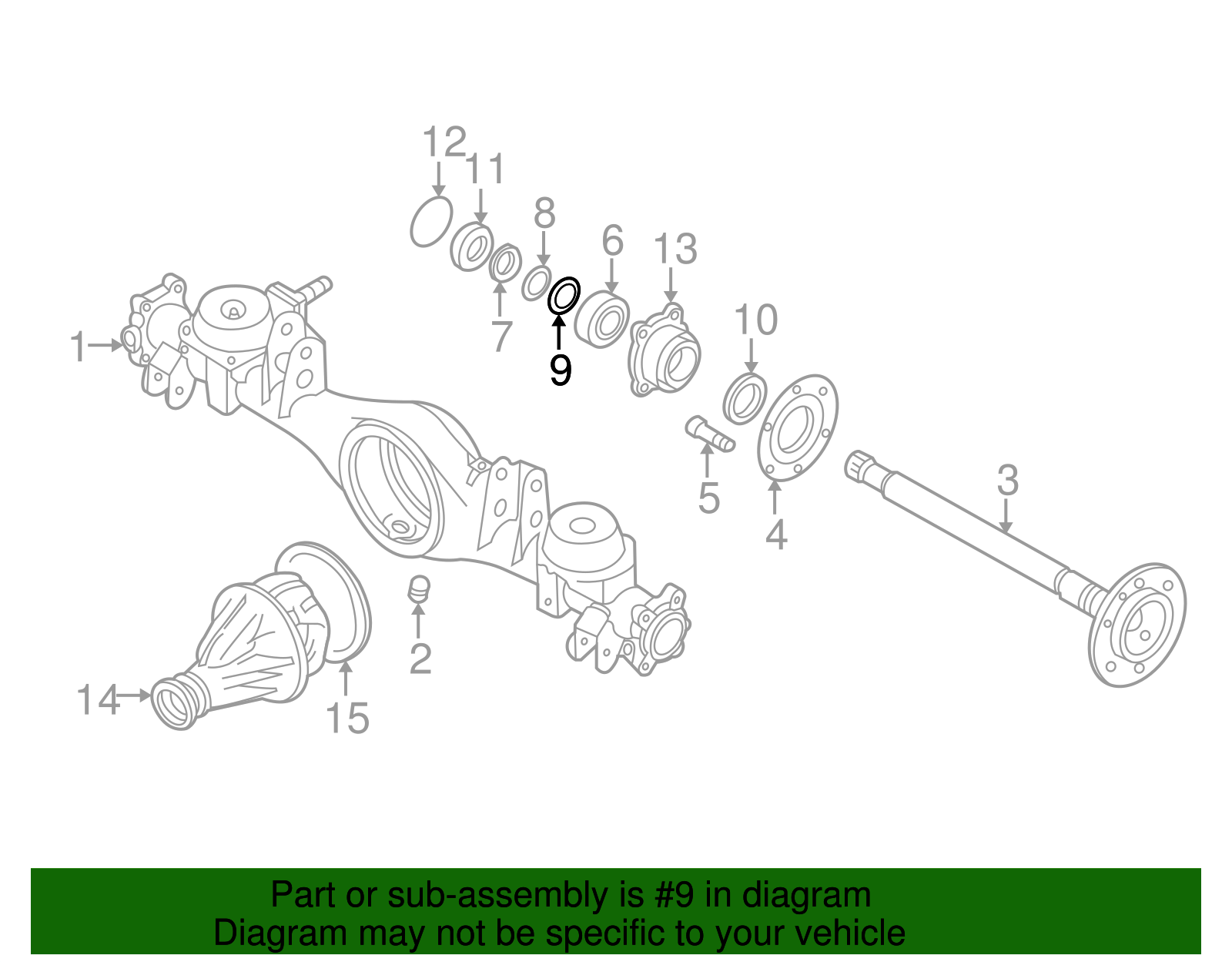 1996-2004 Nissan Axle Nut Washer 43264-0W000 | OEM Parts Online