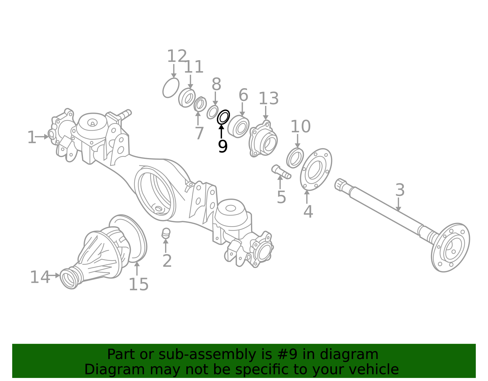 1996-2004 Nissan Axle Nut Washer 43264-0W000 | OEM Parts Online